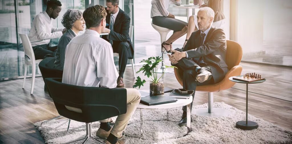 “ARCSA CAPITAL executive team and institutional investors in a strategic meeting focused on long-term real estate investment performance.”