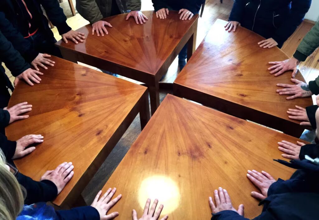 Teamwork symbol collaboration concept graphic